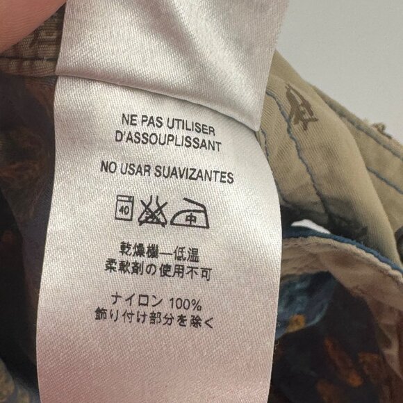 Patagonia Mens Blue Printed Board Shorts Size 28 w/Drawstring Waist & Zip Pocket - Picture 7 of 8